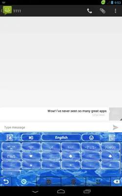 Frozen Keyboard for GoKeyboard android App screenshot 1