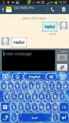 Frozen Keyboard for GoKeyboard android App screenshot 7