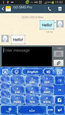 Frozen Keyboard for GoKeyboard android App screenshot 8